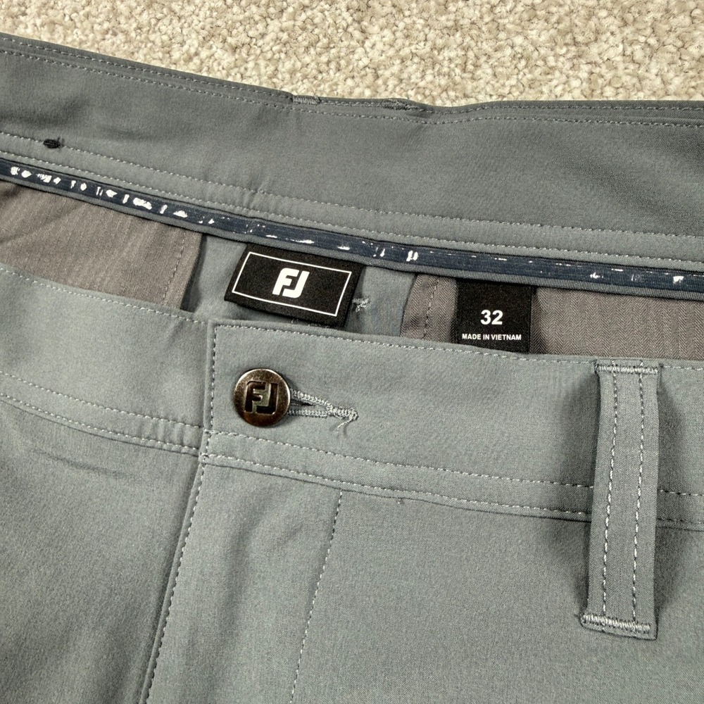 FootJoy Golf Shorts Mens 32 Gray Performance Stretch